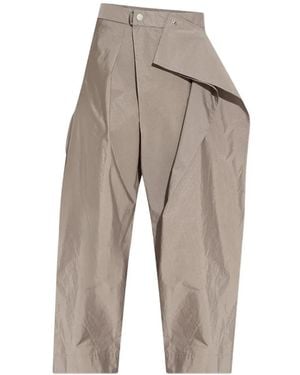 Issey Miyake "Akimbo" Volume Trousers - White