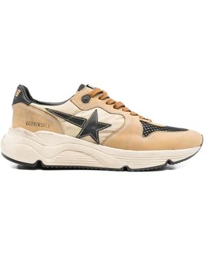 Golden Goose Star-Appliqué Trainers - White