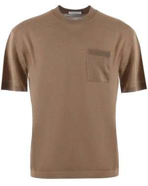 Paolo Pecora ポケット Tシャツ - ブラウン