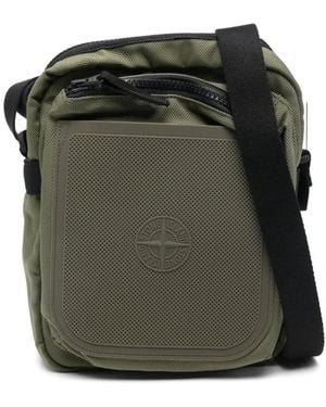 Stone Island Sac À Bandoulière Zippé À Logo - Vert