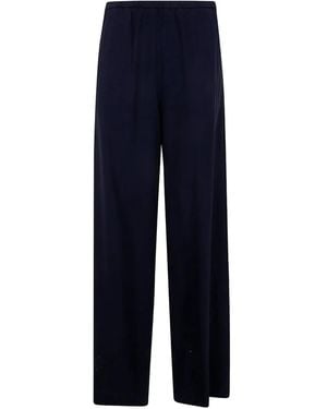 Liviana Conti Pleat-Detailing Trousers - Blue