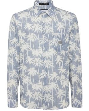 Philipp Plein Sugar Daddy シャツ - ブルー