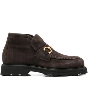 Pomme D ́Or Nicky Suede Loafers - Black