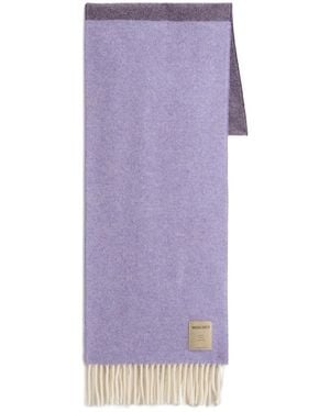 Woolrich Two-Toned Wool Scarf - Purple