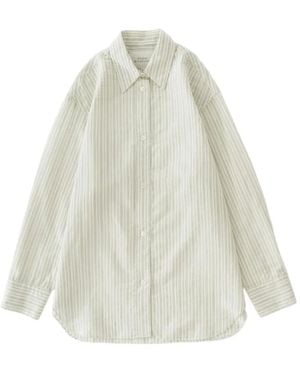 Studio Nicholson Chemise À Rayures Rouen - White