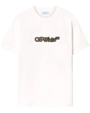 Off-White c/o Virgil Abloh Spray Arrow Tシャツ - ナチュラル