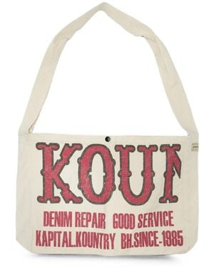 Kapital Kountry Shoulder Bag - White