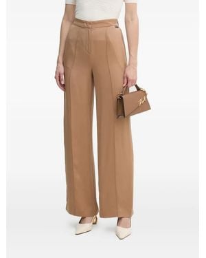 KARL LAGERFELD Elasticated-Waist Pants - Natural