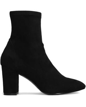 Bibi Lou Aster Block-Heel Point Toe Boots - Black