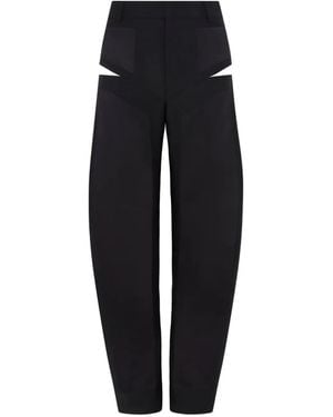 Violante Nessi Battiato Cut-Out Trousers - Black
