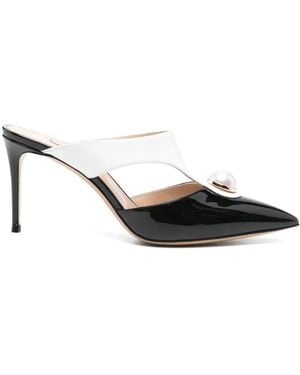 Casadei Julia 90mm ミュール - ブラック