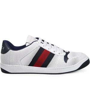 Gucci Screener Sneakers - White