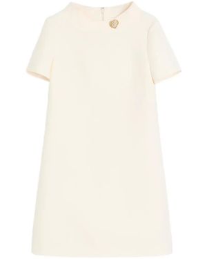Valentino Garavani Heart-Detail Mini Dress - White