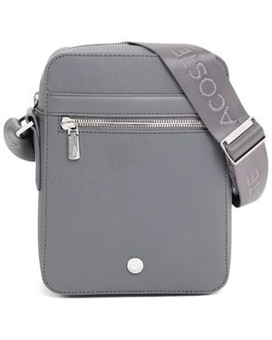 Lacoste Logo Cross Body Bag - Gray