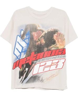 RRR123 Graphic-Print T-Shirt - White