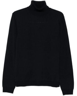 Roberto Collina Turtleneck Merino Wool Sweater - Black