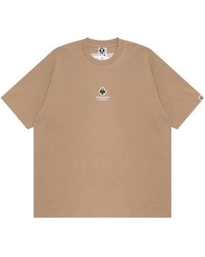 Aape By A Bathing Ape Moonface Clover T-Shirt - Natural