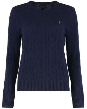 Polo Ralph Lauren Cable-knit long-sleeve sweater - Blau