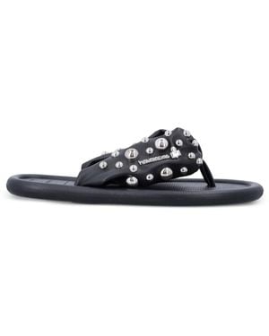 Havaianas X Isabel Marant Maxi Puffed Studs Stud-Embellished Ruched Sandals - White
