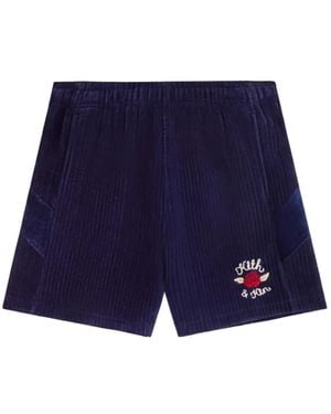 Kith Shorts De Punto Calado - Azul