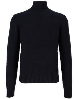 Circolo 1901 Merino Wool Turtleneck Sweater - Blue