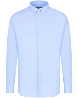 Giorgio Armani Cotton Shirt - Blue