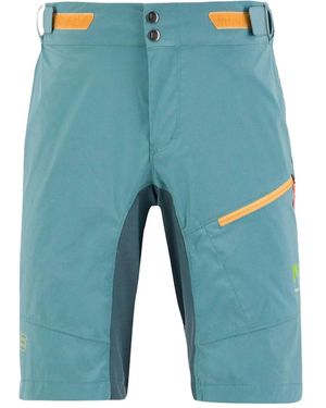 Karpos Val Viola Panelled Zip Shorts - Blue