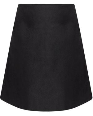 McQueen Satinrock - Schwarz