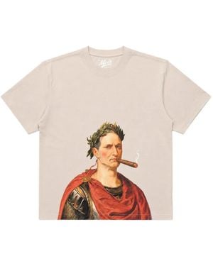 Melt T-Shirt Con Stampa Grafica - Bianco