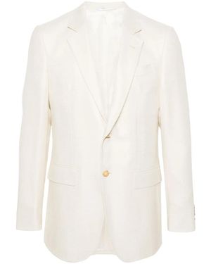 Gabriela Hearst Irving Single-Breasted Blazer - Natural