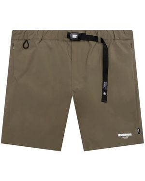 Neighborhood Belted Pocket Shorts - Green