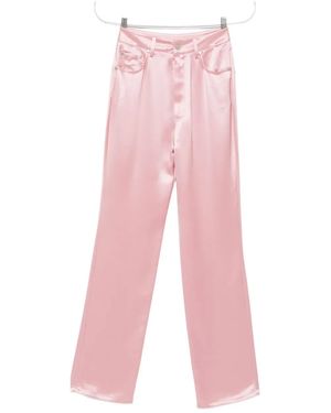 Nanushka Tita Five-Pocket Trousers - Pink