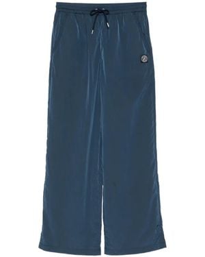 SPORT b. by agnès b. Drawstring Wide-Leg Trousers - Blue