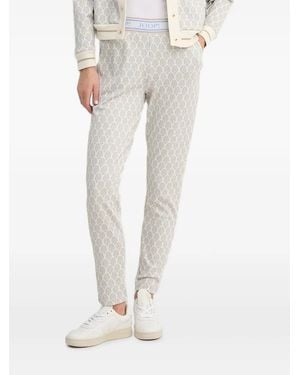 Joop! Pantalon À Imprimé Géométrique - Blanc