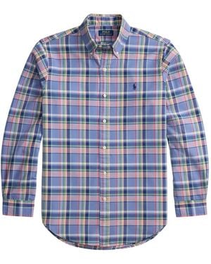 Polo Ralph Lauren Long-Sleeve Plaid Shirt - Blue