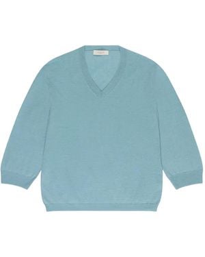 Slowear Camiseta Con Cuello En V - Azul