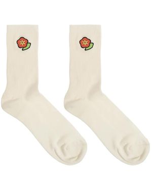 KENZO Boke Flower Socks - White