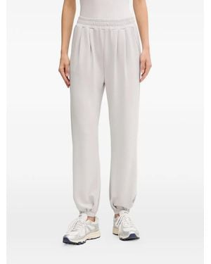 EA7 Logo-Detail Track Trousers - White