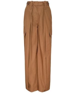 Stella McCartney Layered Cargo Trousers - Brown