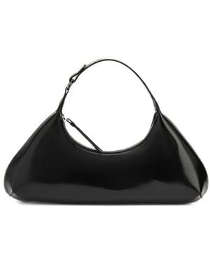 BY FAR Amberette Shoulder Bag - Black
