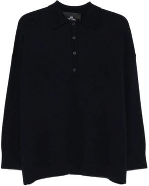 Mr. Mittens Gigi Knitted Polo Top - Black