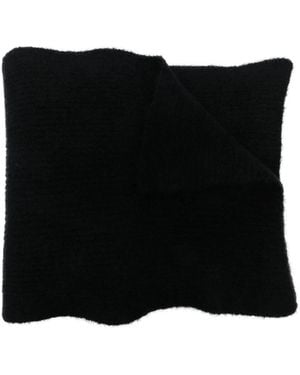 Calvin Klein Bufanda Con Logo Bordado - Negro