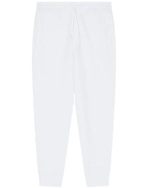 ARMANI EXCHANGE Logo-Embroidered Track Trousers - White