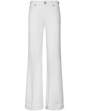 Gaelle Paris Flare-Leg Jeans - White