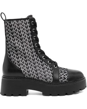 Michael Kors 50Mm Blake Combat Boots - Black
