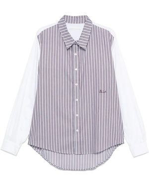 Random Identities Striped Shirt - Purple