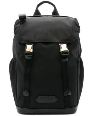 Tom Ford バックルストラップ バックパック - ブラック