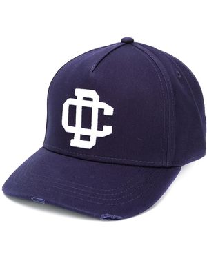 DSquared² Baseballkappe Mit Logo-Stickerei - Blau