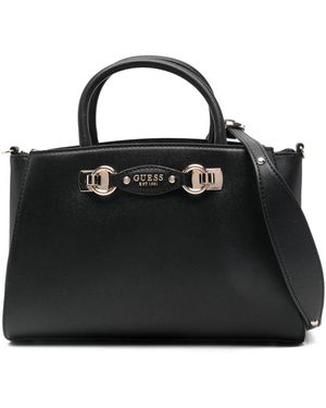Guess Sac Cabas Mimina À Anse Sur Le Dessus - Black