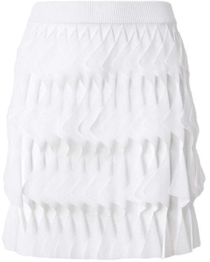 Missoni Geometric-Pattern Mini Skirt - White